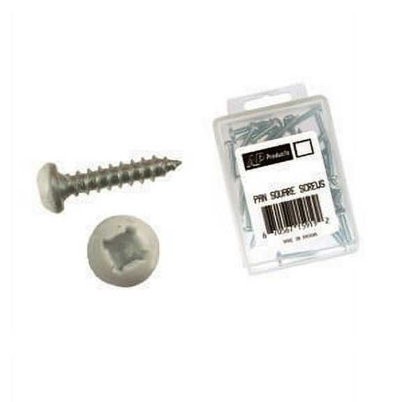 AP Products 012-PSQ50 W 8 X 1-1/2 8 x 1-1/2" Pan Head/Square Recess Screw 50 Pack