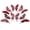 C, variante sur fheaev Autocollants Muraux Décoratifs Double Saint-Valentin Paillettes Autocollants Décoratifs Stéréoscopiques Ensemble de 6