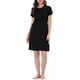 thumbnail image 2 of INSPIRE CHIC Camisones de Mujer Vestido de Lounge Pijamas Cuello Redondo con Bolsillos Noche M Negro, 2 of 5