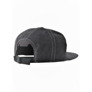 Quiksilver Adjustable Flat Peak Cap ~ Original black