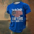 thumbnail image 2 of Puliio Mens American 250Th Anniversary Tees Celebration 250 Years Usa Service T-Shirt Hot Trending Tshirt Vintage Birthday Gifts（Blue,S), 2 of 3
