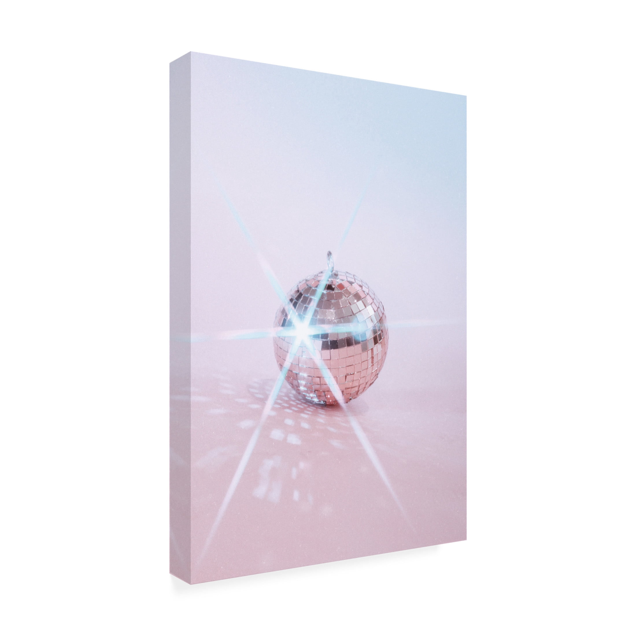 Canvas Wall Art - Samantha Hearn 'Tiny Disco Ball' Wall Art for Living Room, Bedroom, or Office D?cor by Trademark Fine Art - 30 x 47 Inches