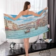 thumbnail image 7 of Dreamtimes Venice Grand Canal Bath Towel Set, Pure Cotton Washcloth Lightweight and Highly Absorbent Quick Drying Towels for Bathroom, 7 of 7