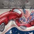 thumbnail image 6 of Cloth Napkins Set of 8 - 20x20 Inches, Independence Day Washable Reusable Table Napkins, 4th of July Red Truck Flag Wooden Soft & Absortbent Dining Napkin for Party Wedding Hotel Restaurant, 6 of 8