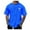 Blue, variant on Sngxgn Shirt Fashion Trend T-Shirt Short-Sleeved Tops Teen Shirt(Green,XL)