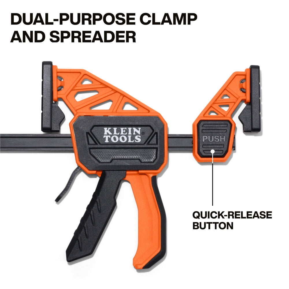 Klein Tools Speed-Klamp 12-Inch, 150-Pound, 2-Pack