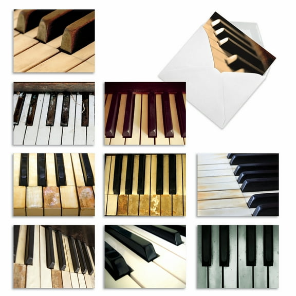 10 Pack Thank You Note Cards With Envelopes - Keynotes