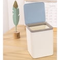 thumbnail image 5 of Small Garbage Can Little Tiny Waste Basket Compact Covered Closable Trash Bin, 5 of 14
