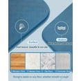 thumbnail image 6 of YR Wide Yoga Mat 76"x35" large 10mm Thick TPE Non-slip Durable Exercise Fitness Mat, Blue, 6 of 9