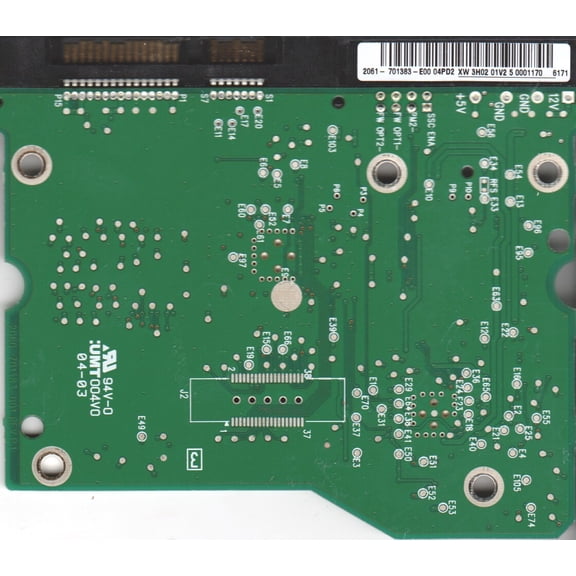 WD5000KS-60MNB0, 2061-701383-E00 04PD2, WD SATA 3.5 PCB