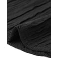 thumbnail image 6 of DARING DIVA Women's Sleeveless Mock Neck Tank Top Textured Business Blouse XS Black, 6 of 6