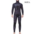thumbnail image 2 of Tamaño con capucha Camuflaje con capucha Premium a prueba de frío Mantenga cálido pantalones largos de manga larga con traje de surf a prueba de sol para snorkeling surf de naranja L 5mm Noticed OD017114-12, 2 of 6