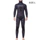 thumbnail image 2 of Trituras profesionales Traje de buceo a prueba de frío Pescado Caza Premium con capucha de manga larga de manga larga de manga larga con traje de surf traje naranja L 3mm seitruly OD017116-12, 2 of 6