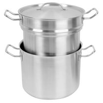 Excellante 16 quart 18/8 stainless steel double boiler (3 pcs set), comes in each