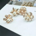 thumbnail image 6 of K-KED Wholesale Lots 20pcs Womens Delicate Jewelry Pearl Ring Clear Rhinestone Rings, 6 of 7
