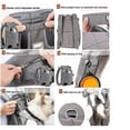 thumbnail image 3 of Dog carrier bag with adjustable baby carrier, for dogs, supporting up to 12 kg.25*40cm, 3 of 4