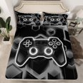 thumbnail image 2 of Erosebridal Teenager Gamepads Full Sheet Sets,Video Game Bedding Full Size,Geometric Theme Bed Sheets Set Full Size,Microfiber Gamer Bedroom Decorative,4-Piece, 2 of 7