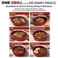 thumbnail image 4 of Rocket Chef Turbo Grill Microwave Grill Cookware with Ceramic Nonstick Plate, Vented Lid and Recipe Guide, 4 of 8