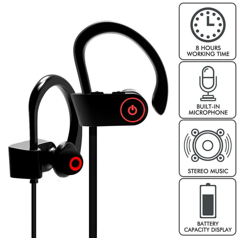 Best Noise Cancelling Wireless Bluetooth Earbuds Headphones Earphones Sport  Gym