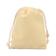 thumbnail image 1 of Wosthever 50 Uds bolsa de tela de terciopelo con cierre de cordón almacenamiento elegante para objetos de valor y regalos bolsas de joyería Almacenamiento y organización del hogar beige 13*18, 1 of 6