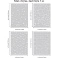 thumbnail image 6 of Love Texture Background Hot Foil Plate for DIY Foil Brick Wall Stone Frame DIY Foil Embossing for Scrapbooking Decor New Year Cards Making Matte Platinum, 6 of 7