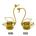 thumbnail image 4 of Candelabro de hierro con forma de cisne, soporte de metal para velas, candelabros altos, decoración de mesa de comedor, soporte de hierro forjado para amantes de las bodas, 4 of 8