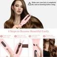 thumbnail image 2 of Automatic Hair Curler, Double Ceramic Curling Irons with 1.5" Rotating Barrel, 4 Temps & Timer, 2 of 8
