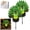 2pcs, variant on Solar Peacock Garden Sculpture Moving, Auto-On LED Outdoor Decor Light with Colorful Dancing Tail, IP44 Waterproof Peacock Statue for Yard Patio Lawn Garden Decor,1PC