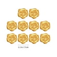 thumbnail image 3 of Shisuyan Golden Wax Seal Stickers Retro Style For Envelopes Gift Wrapping 10Pcs 1.2x1.2in, 3 of 8