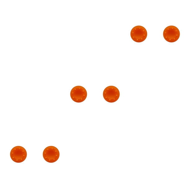 Seitruly Paquete de 2 Gamepad Thumbstick Cover Joystick Grips Caps Controlador de juegos Reemplazo de piezas de repuesto para One Orange Type1 NO1