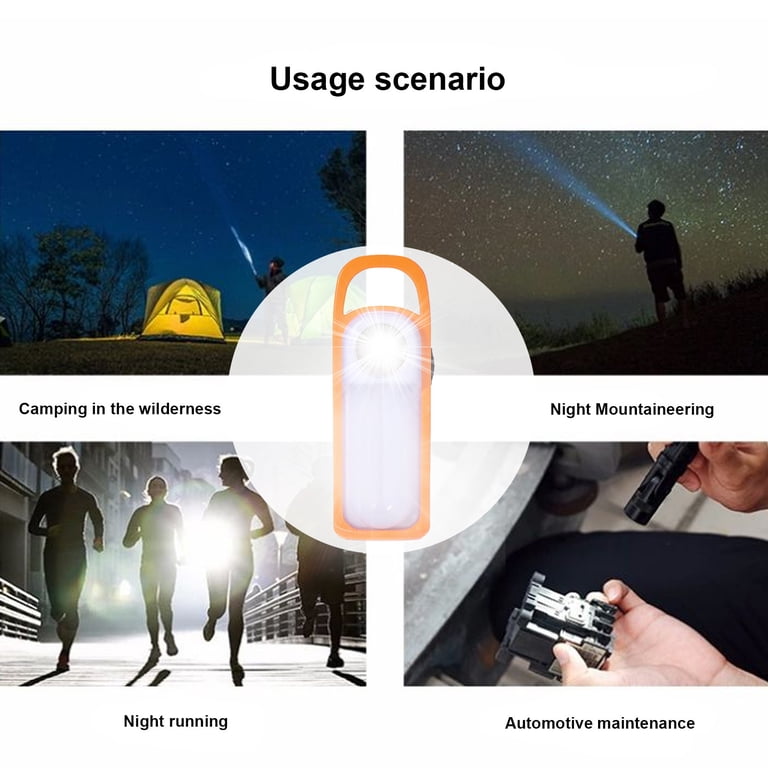 backpacking rechargeable led flashlight Czzoypi Camping Lantern, Portable Outdoor Light Flashlight Large Capacity  Emergency Power Supply Rechargeable Light for Backpacking, Hiking, Fishing,