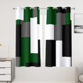 thumbnail image 2 of Cortinas opacas, color verde tirot, 100% opacas, 115 x 114 cm, 2 paneles, 2 of 7