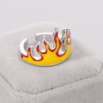 thumbnail image 3 of Shisuyan Hip Hop Rings Metal Adjustable 1Pack 0.71X0.71X0.71in, 3 of 8