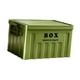 thumbnail image 2 of Contenedor de almacenamiento con tapa, caja de almacenamiento resistente de gran capacidad Verde, 2 of 9