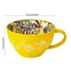 thumbnail image 3 of Organizadores de armario y almacenamiento, organización y almacenamiento, taza de té y café de cerámica bohemia con forma de taza de desayuno para hombres y mujeres, tazas de bebidas calientes, taza d, 3 of 6