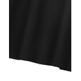 thumbnail image 5 of Jhaoyu Girls Solid Color Full Circus Dress High Waist Pleated A-Line Skirt Casual School Uniform Black 6, 5 of 6