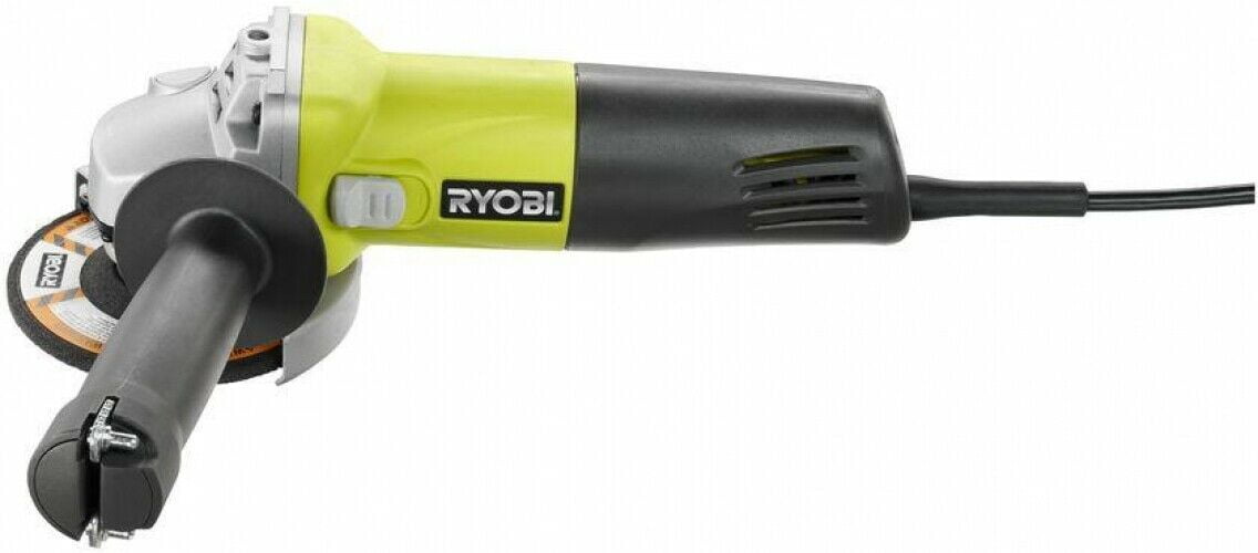 RYOBI Corded 4.5 Inch Angle Grinder Electric Grinding Wheel Power Tool