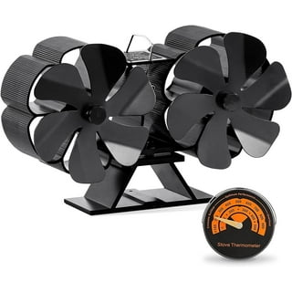 EcoFan UltrAir Heat Powered Wood Stove Fan - Nickel Fan Blades