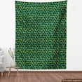 thumbnail image 3 of Abstract Upholstery Fabric by the Yard, Geometric Composition Modern Art Inspirations Green Toned Illustration, Decorative Fabric for DIY and Home Accents, Sea Green and Green by Ambesonne, 3 of 4