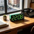 thumbnail image 1 of Reloj despertador digital con fecha y temperatura | Reloj LED con día y calendario | Reloj de escritorio multifunción para dormitorio, 1 of 6