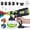 Green, variant on FOUKUS Paint Sprayer Gun: 800W Electric HVLP Paint Sprayer, 1400ML Large Capacity Handheld Sprayer for House Painting, Walls, Furniture & Cabinets