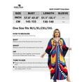 thumbnail image 5 of Edolynsa Caftans for Women Plus Size Swimwear Kaftan Cover up Maxi Beach Dresses Older Women Summer Outfits, 5 of 10