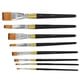 thumbnail image 5 of Juego de pinceles de pintura con mango ergonómico, cerdas suaves impermeables, color negro y dorado, cerdas suaves para arte, escuela y hogar, 8 Uds., 5 of 14