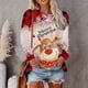 thumbnail image 1 of Puntoco, camiseta de manga larga suelta con cuello redondo y estampado informal a la moda de verano para mujer, blusa, Jersey Puntoco Puntoco-1875, 1 of 6