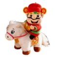 thumbnail image 3 of Adorno de peluche de Año Nuevo, Dios de la Riqueza, mascota de recuerdo Estilo D, 3 of 9