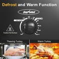 thumbnail image 7 of Sunvivi Roaster Oven with Self-Basting Lid, 14qt Electric Roaster with Removable Pan & Rack, Turkey Roaster Oven with Defrost & Warm Function, Stainless Steel, Black, 7 of 7
