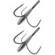 thumbnail image 1 of Fishing Hooks Triple-Claw Barbed Sinker Design for Saltwater & Freshwater Fishing - 2 Pack Silver Manganese Steel, 1 of 3