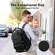 thumbnail image 5 of Mochila KeaBabies PLAY, bolsa de pañales impermeable de poliuretano de 18 litros, 5 of 9