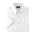thumbnail image 3 of Harriton Men's Short-Sleeve Oxford with Stain-Release, 3 of 4
