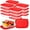 Red, variant on EP 18 Pcs 33 Oz/ 4 Cups Plastic Food Storage Containers with Lids Portion Box Sets with Cover Stackable Plastic Containers with Lids Microwave Freezer Dishwasher Safe (Red)